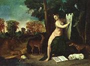 DOSSI, Dosso Circe and her Lovers in a Landscape  sdgf oil painting